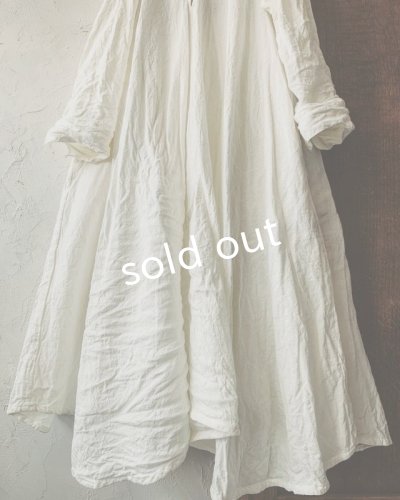 画像6: HALLELUJAH／Robe de femme de chambre 小間使いローブ衿付・[新色]brown