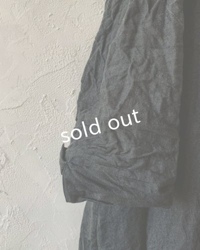 画像4: HALLELUJAH／Robe de femme de chambre 小間使いローブ衿付・black