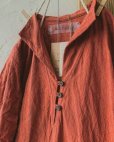 画像3: HALLELUJAH／Robe de femme de chambre 小間使いローブ衿付・madder-red