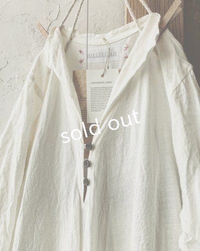 画像7: HALLELUJAH／Robe de femme de chambre 小間使いローブ衿付・[新色]brown