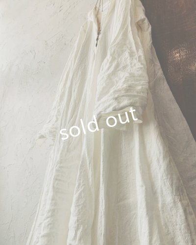 画像8: HALLELUJAH／Robe de femme de chambre 小間使いローブ衿付・[新色]brown