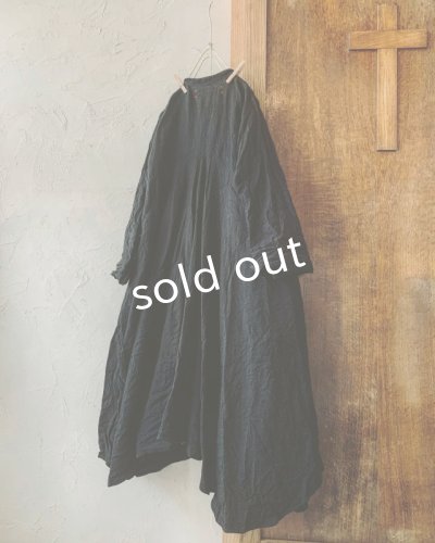 画像5: HALLELUJAH／Robe de femme de chambre 小間使いローブ衿付・black