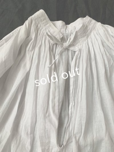 画像3: 1900'アンティーク教会用ブラウス・裾レース