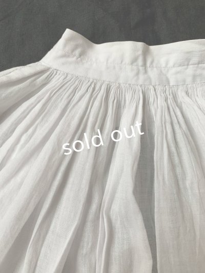 画像13: 1900'アンティーク教会用ブラウス・裾レース