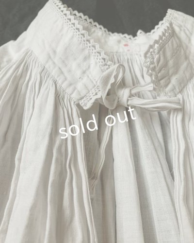 画像3: 1900'アンティークコットンレースブラウス・リボン