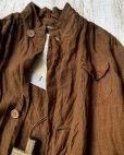 画像3: HALLELUJAH／Manteau1910[1910年代コート]・柿渋染めlight brown