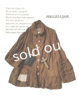 HALLELUJAH／Vaste de Berger 1890[1890年代 羊飼いのジャケット]・柿渋染めlight brown