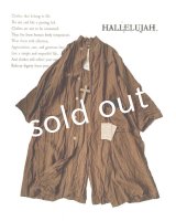 HALLELUJAH／Manteau1910[1910年代コート]・柿渋染めlight brown