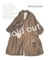 HALLELUJAH／Manteau1910[1910年代コート]・柿渋染めbrown