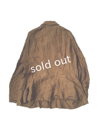 画像9: HALLELUJAH／Vaste de Berger 1890[1890年代 羊飼いのジャケット]・柿渋染めlight brown