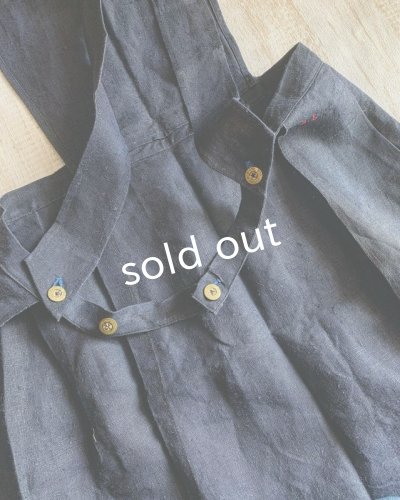 画像6: 1900'初期 アンティークエプロン・インディゴ