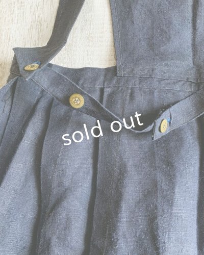 画像7: 1900'初期 アンティークエプロン・インディゴ