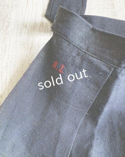 画像5: 1900'初期 アンティークエプロン・インディゴ