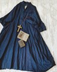 画像2: HALLELUJAH／Acolyte Robe[侍者のローブ]・indigo (2)