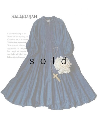 画像1: HALLELUJAH／Robe de une religieuse[修道女のローブ]・indigo