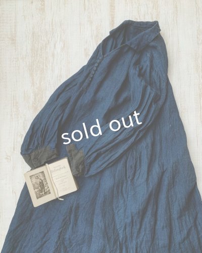 画像5: HALLELUJAH／【限定販売】1920s Nomad Dress No.2[ノマドドレス]・indigo