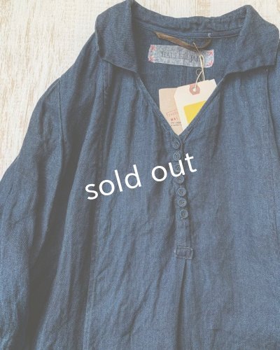 画像4: HALLELUJAH／【限定販売】1920s Nomad Dress No.2[ノマドドレス]・indigo