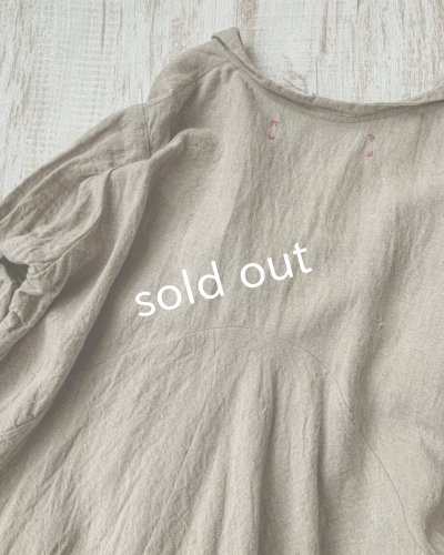 画像9: HALLELUJAH／Robe de femme de chambre 小間使いローブ衿付・flax