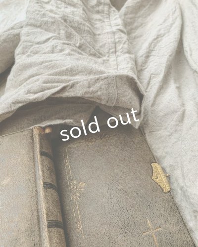 画像6: HALLELUJAH／Robe de femme de chambre 小間使いローブ衿付・flax