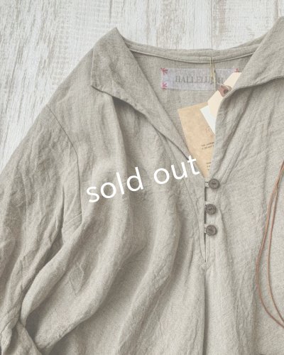 画像10: HALLELUJAH／Robe de femme de chambre 小間使いローブ衿付・flax