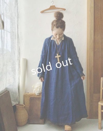 画像11: HALLELUJAH／【限定販売】1920s Nomad Dress No.2[ノマドドレス]・indigo