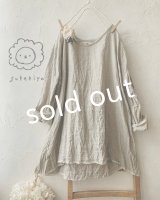 sukekiyo／ちびキヨちゃんのリネンプルオーバー