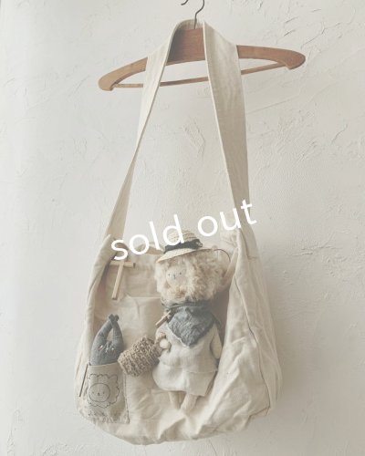 画像5: sukekiyo/おでかけスケかばん・グレーのうさちゃんとともに