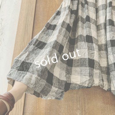 画像4: MARCHE' DE SOEUR/バギーパンツ・ブロックチェック