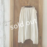 MARCHE' DE SOEUR／バギーパンツ・ミルク