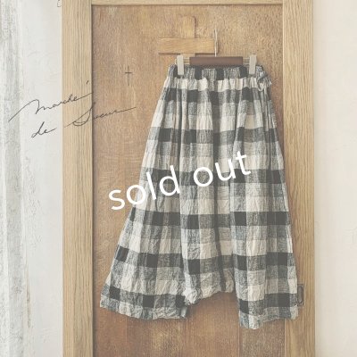 画像3: MARCHE' DE SOEUR/バギーパンツ・ブロックチェック