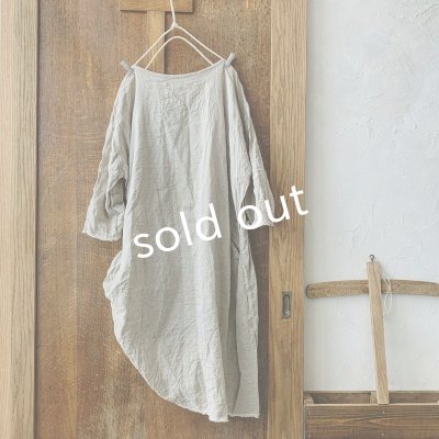 画像5: MARCHE' DE SOEUR／革ブレスチュニック・生成り