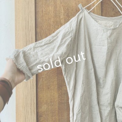 画像4: MARCHE' DE SOEUR／革ブレスチュニック・生成り