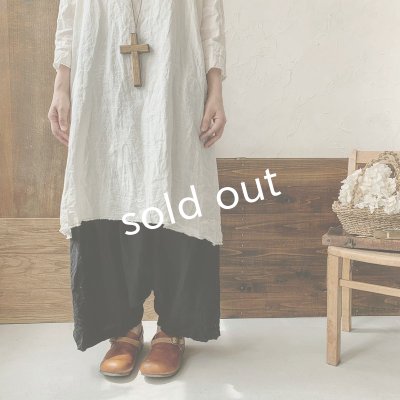 画像10: MARCHE' DE SOEUR／革ブレスチュニック・生成り