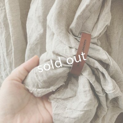 画像3: MARCHE' DE SOEUR／革ブレスチュニック・生成り