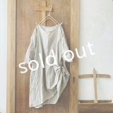 MARCHE' DE SOEUR／革ブレスチュニック・生成り