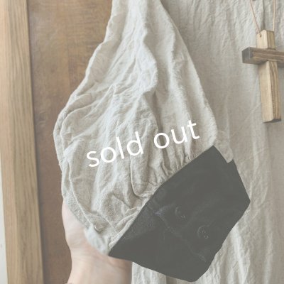 画像6: 【当店限定カラー】HALLELUJAH/Nomad Dress ノマドドレス・flax×black