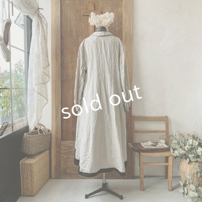 画像10: 【当店限定カラー】HALLELUJAH/Nomad Dress ノマドドレス・flax×black