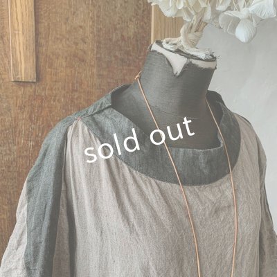 画像5: 【当店限定】HALLELUJAH/1980's Robe de Berger 羊飼いのローブ・brown×charcoal