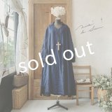 【当店限定カラー】HALLELUJAH/Nomad Dress ノマドドレス・indigo×black