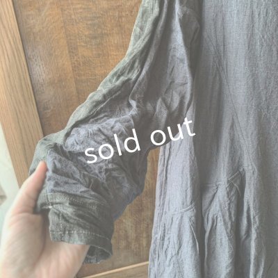 画像5: 【当店限定】HALLELUJAH/1980's Robe de Berger 羊飼いのローブ・ink black×charcoal
