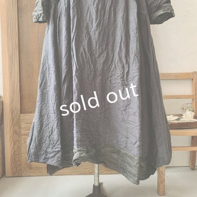 画像4: 【当店限定】HALLELUJAH/1980's Robe de Berger 羊飼いのローブ・ink black×charcoal