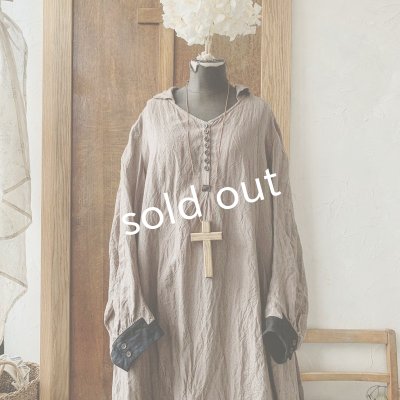 画像3: 【当店限定カラー】HALLELUJAH/Nomad Dress ノマドドレス・brown×black