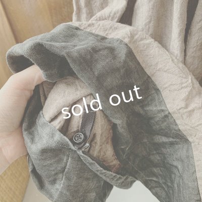 画像9: 【当店限定】HALLELUJAH/1980's Robe de Berger 羊飼いのローブ・brown×charcoal