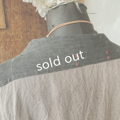 画像11: 【当店限定】HALLELUJAH/1980's Robe de Berger 羊飼いのローブ・brown×charcoal