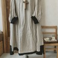 画像8: 【当店限定カラー】HALLELUJAH/Nomad Dress ノマドドレス・flax×black