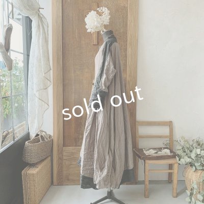 画像8: 【当店限定】HALLELUJAH/1980's Robe de Berger 羊飼いのローブ・brown×charcoal