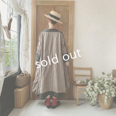 画像14: 【当店限定】HALLELUJAH/1980's Robe de Berger 羊飼いのローブ・ink black×charcoal