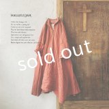 HALLELUJAH／Robe de femme de chambre 小間使いローブ衿付・madder-red