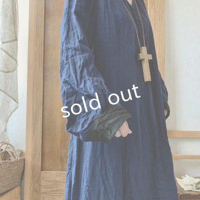 画像13: 【当店限定カラー】HALLELUJAH/Nomad Dress ノマドドレス・ink black×black