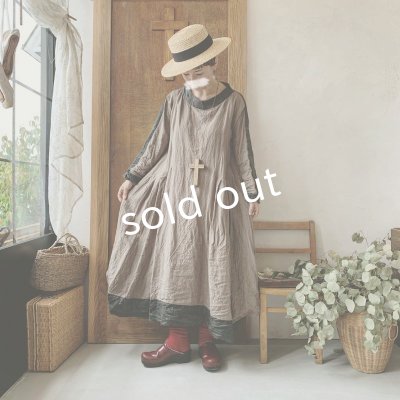 画像12: 【当店限定】HALLELUJAH/1980's Robe de Berger 羊飼いのローブ・ink black×charcoal